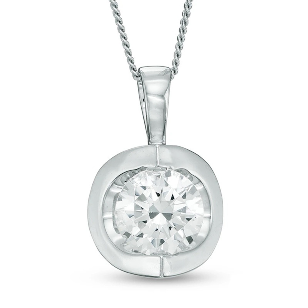 Peoples Enchanted Diamond Pendant Necklace